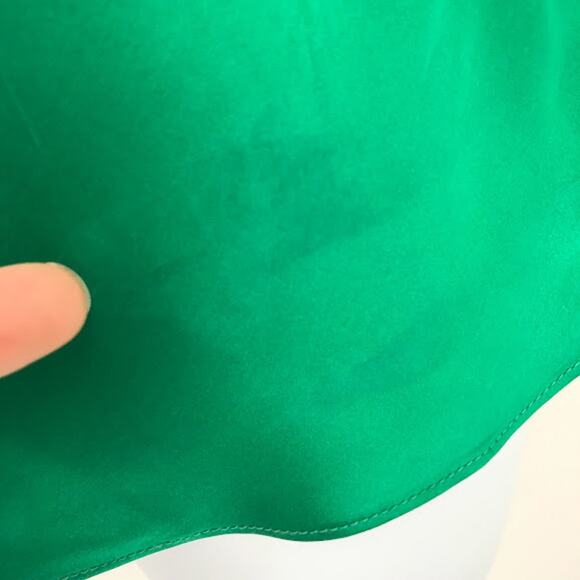 Amanda Uprichard Wanda Top S Sleeveless Twist Knot Halter Silk Keyhole Bouse - Picture 9 of 12